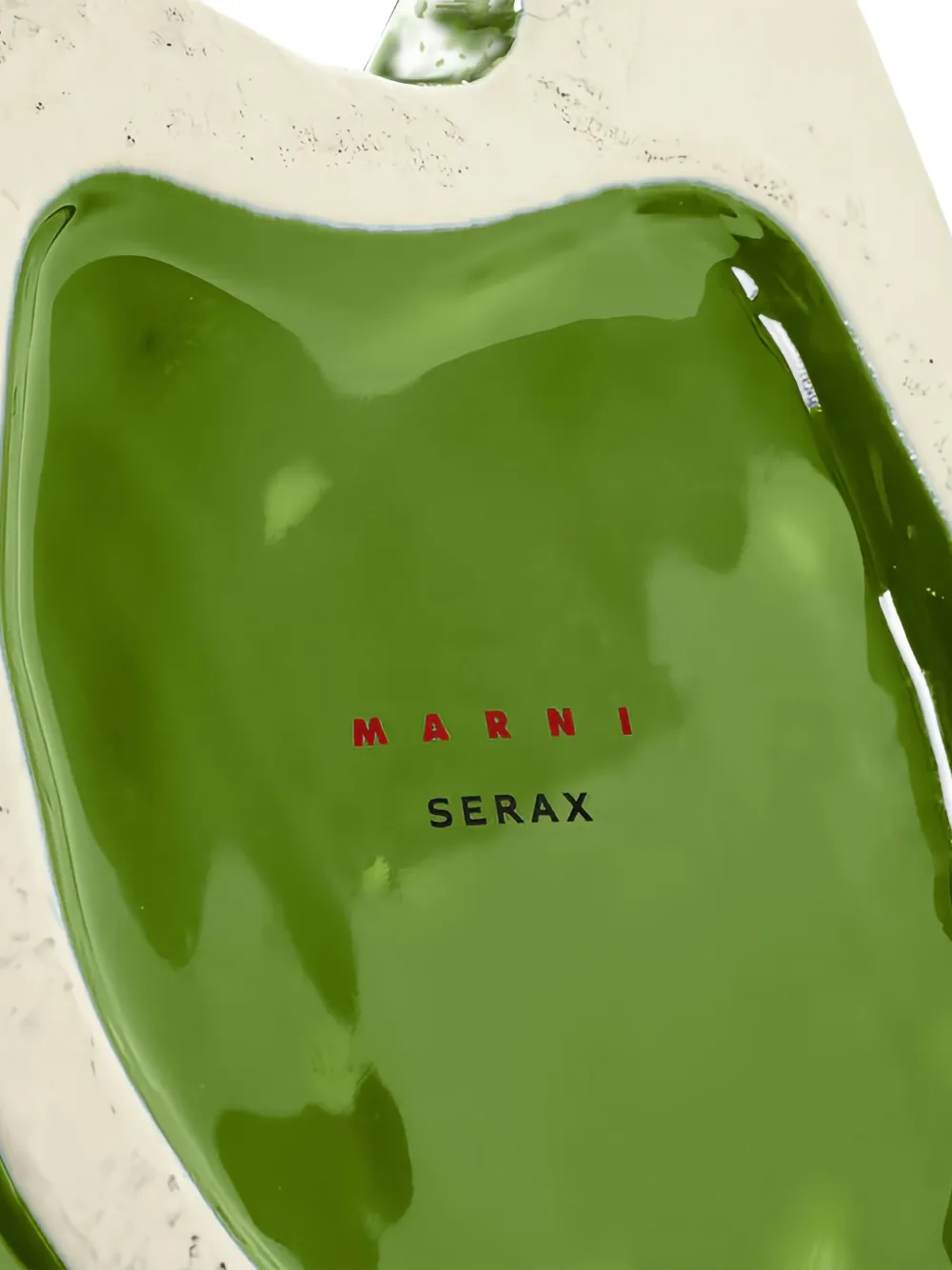 Serax Owl Vase In Green