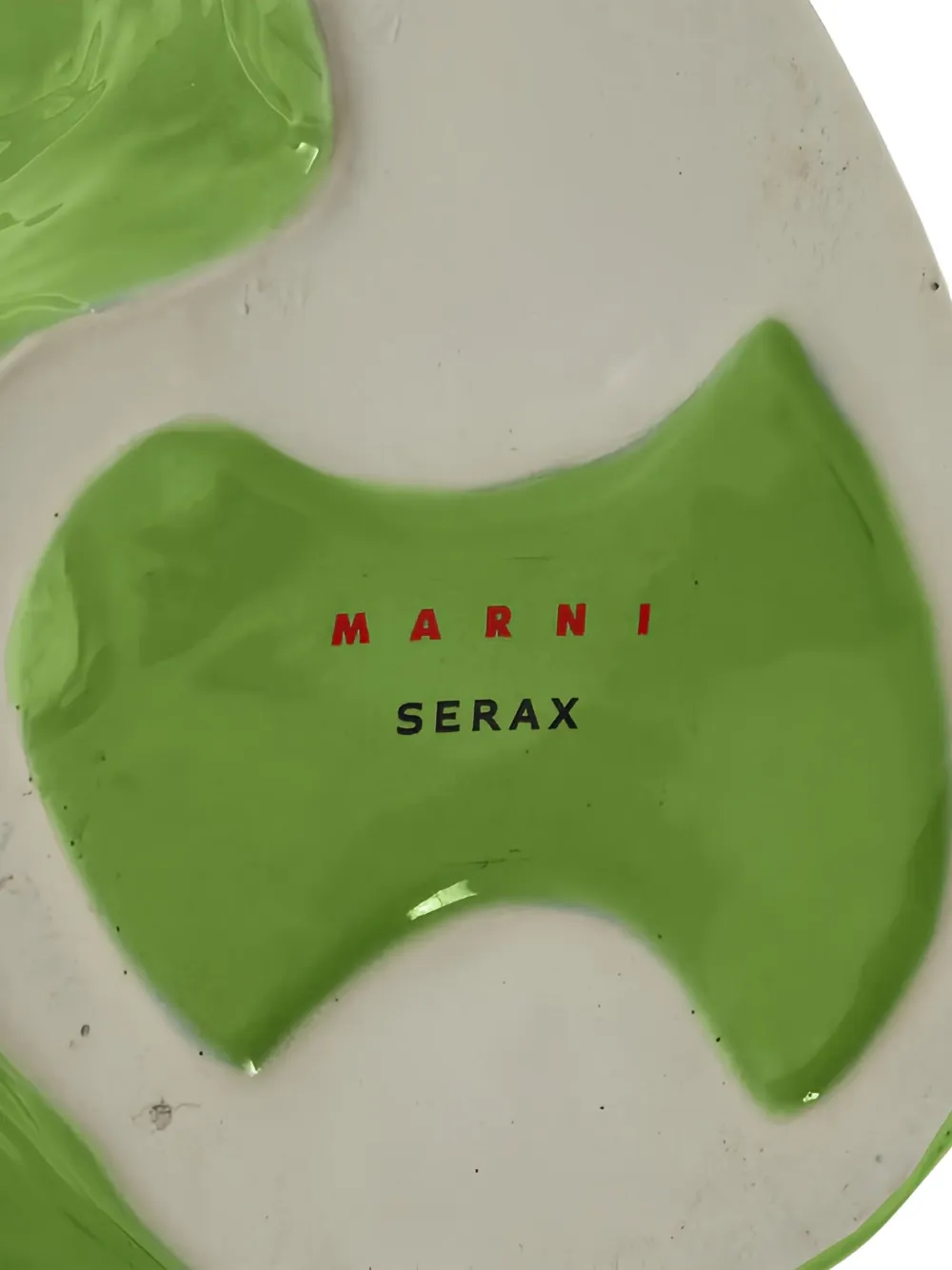 Serax X Marni Owl-shaped Ceramic Vase (19.5cmx19.5cmx30cm) In Green