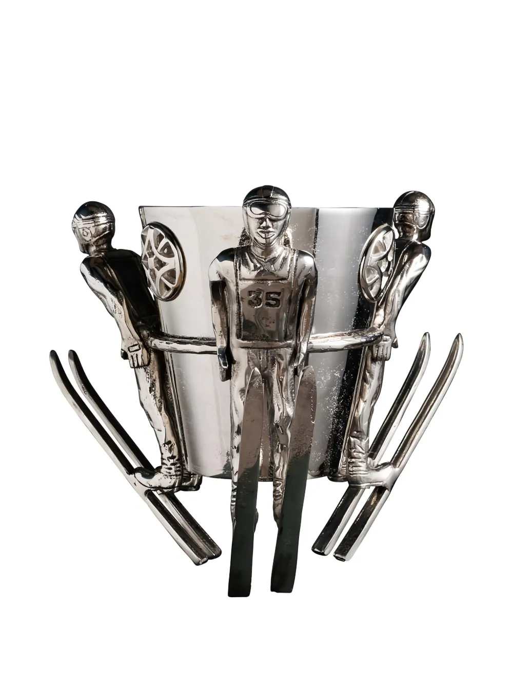 Cu I Seeyou Skier Ice Bucket In Silver