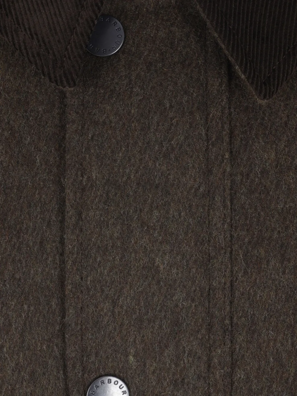 Barbour Ribfluwelen shirtjack Groen