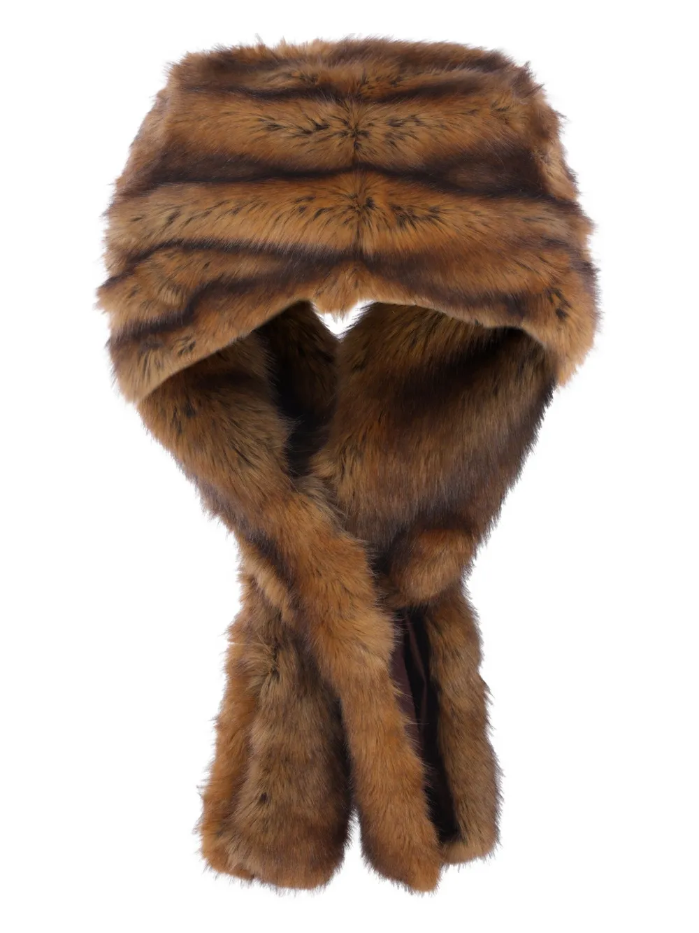 Niccolò Pasqualetti Faux-fur Stole In Brown