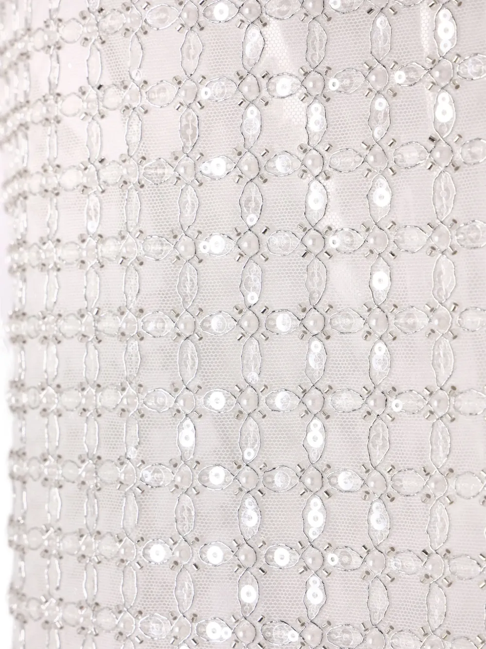  Niccolò Pasqualetti Floral Embroidered Tulle Top - White 