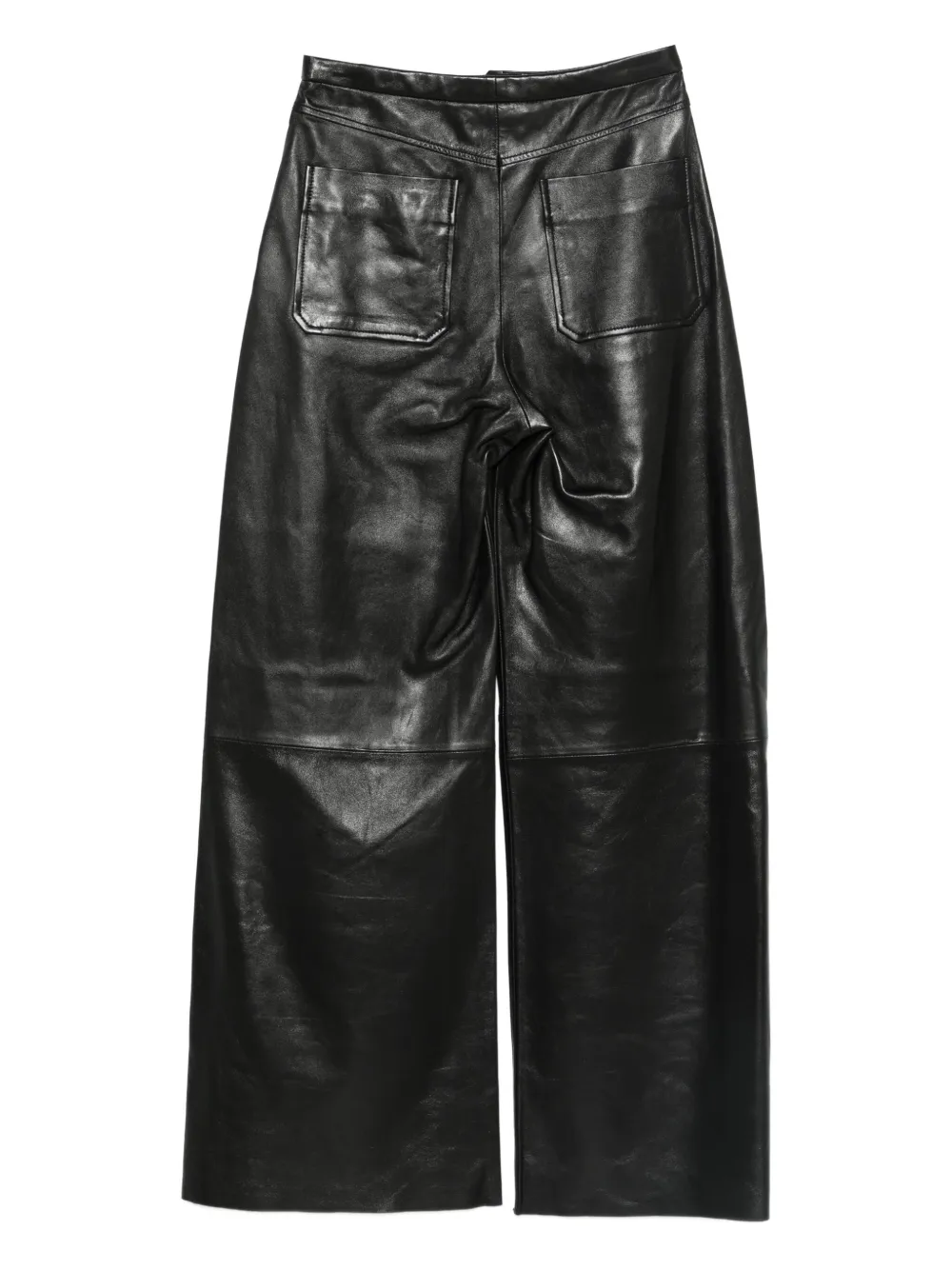 STAND STUDIO panelled leather trousers | Straight-Leg Pants | Image 2