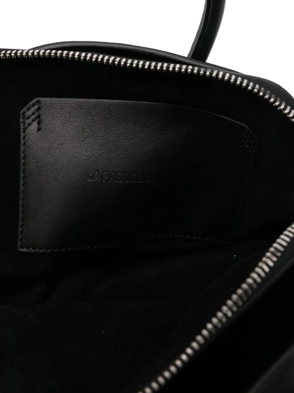 Attico Mini Bag With Structured Shape And Handles In Black