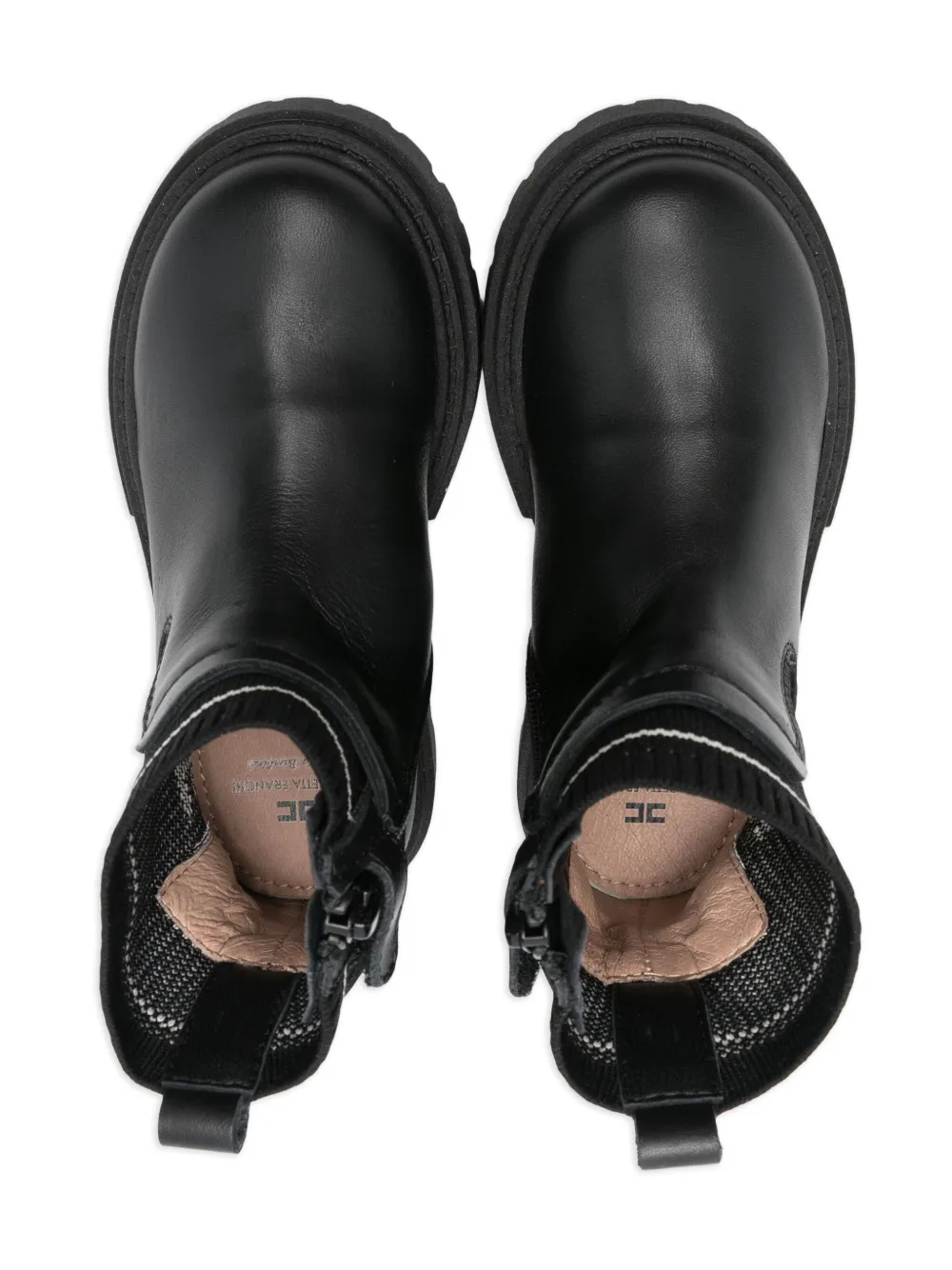 Elisabetta Franchi La Mia Bambina Leren laarzen Zwart