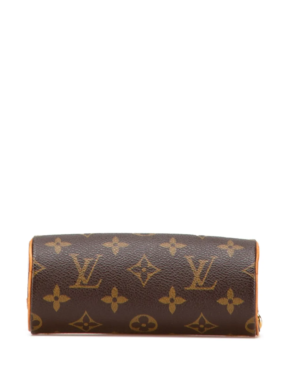 Pre-owned Louis Vuitton 1990-2025 Monogram Papillon Pochette Handbag In Brown