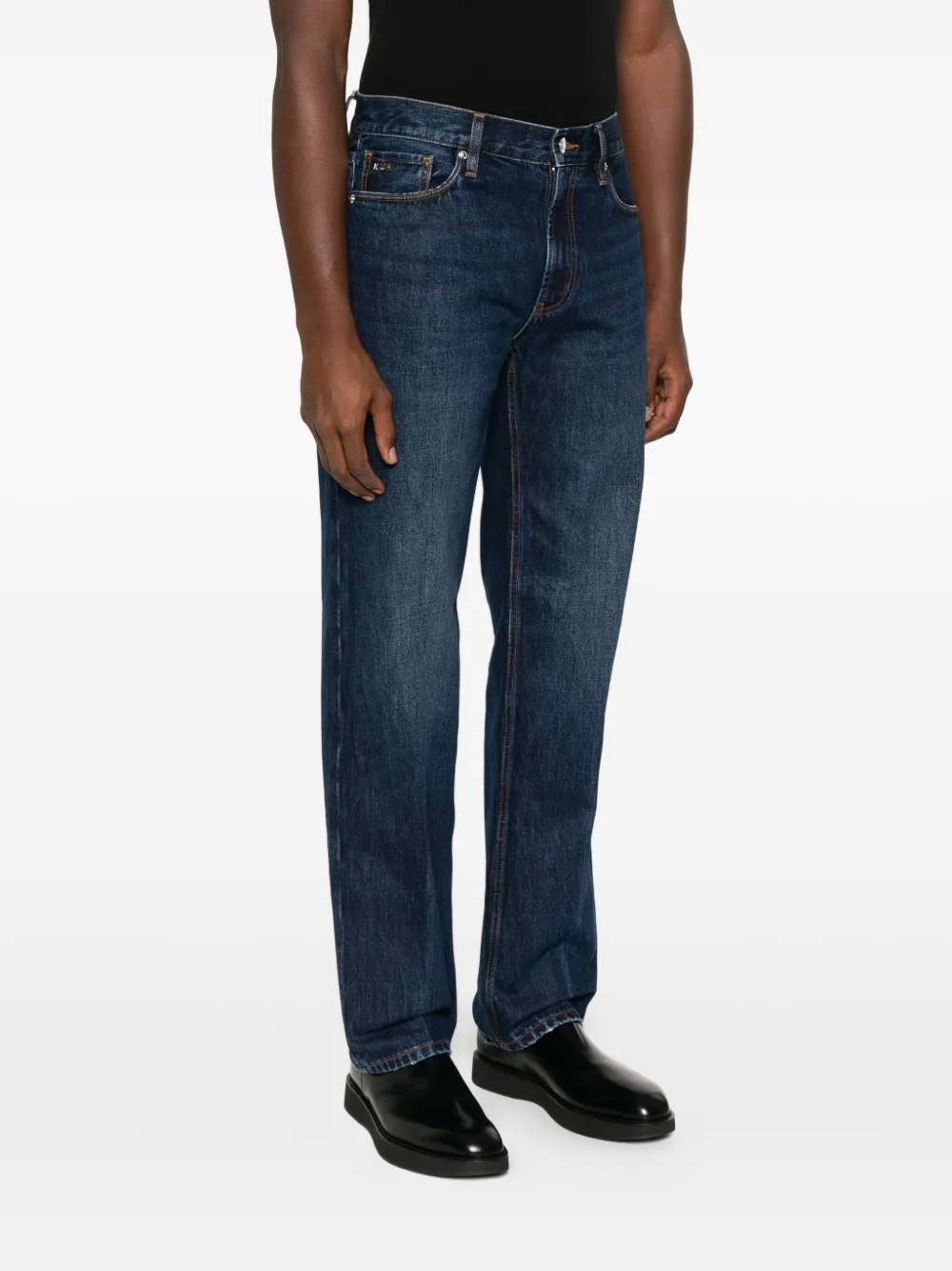 Emporio Armani Jeans met vijf zakken Blauw