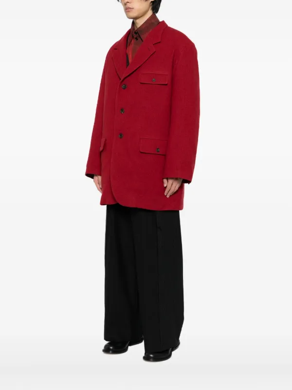 Yohji Yamamoto Reversible Jacket | Red | FARFETCH ID