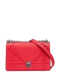 Christian Dior Pre-Owned 2016 Small Grained Calfskin Diorama Flap crossbody bag - Red