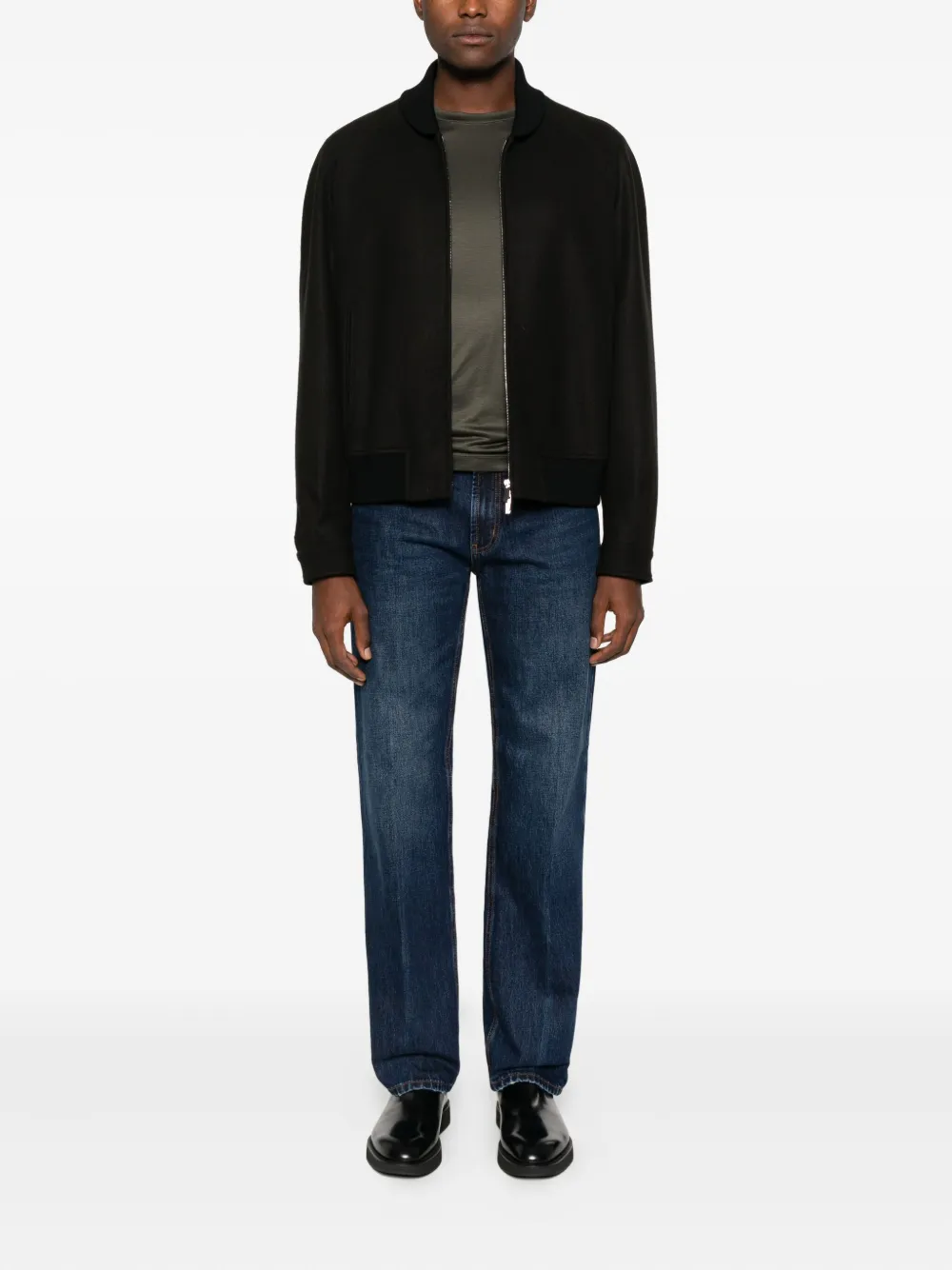 Emporio Armani long-sleeved T-shirt - Groen