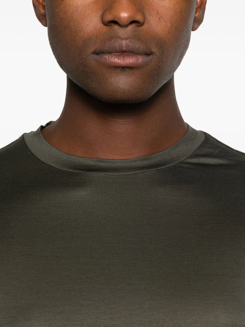 Emporio Armani T-shirt met lange mouwen Groen