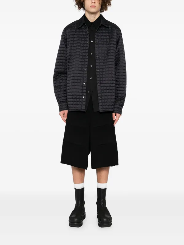 Yohji Yamamoto パデッド ショートパンツ | ブラック | FARFETCH JP