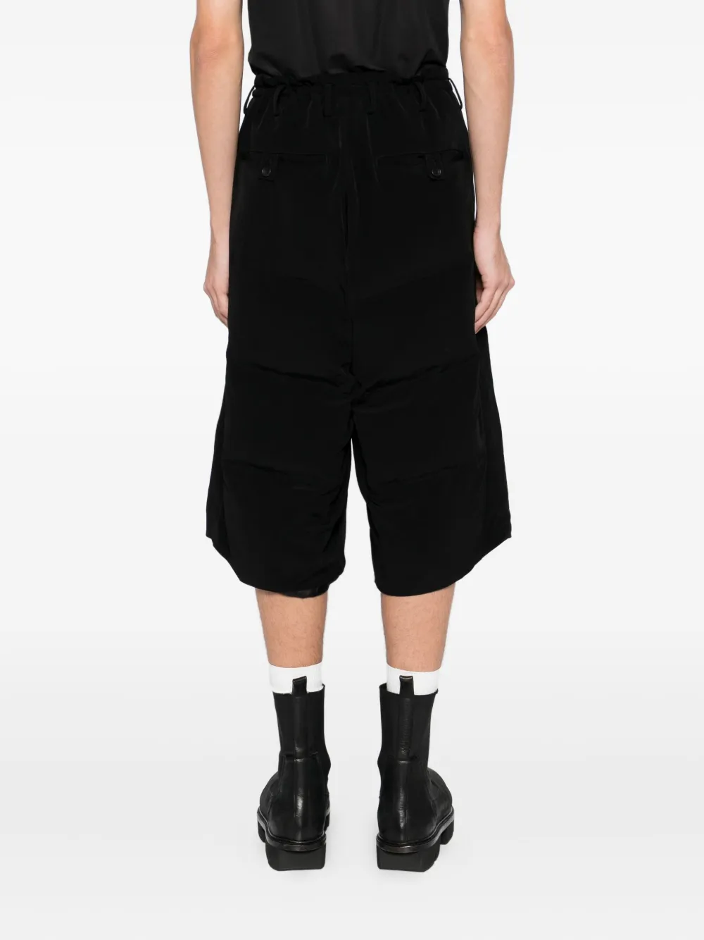 Yohji Yamamoto Padded Short Pants In Black