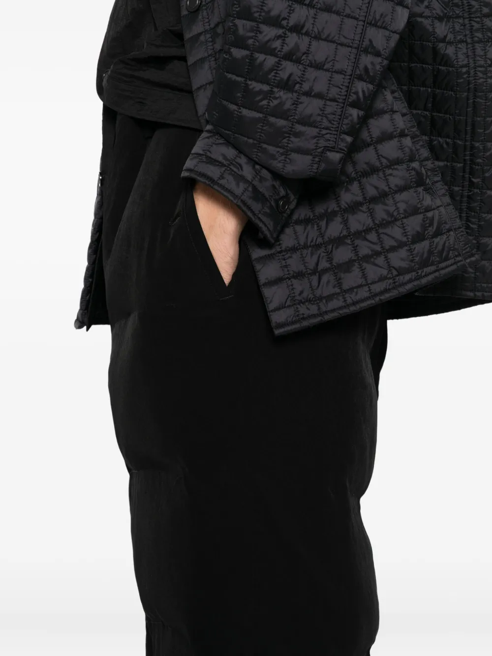 Yohji Yamamoto Padded Short Pants In Black