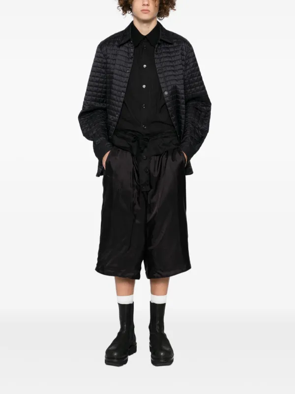 Yohji Yamamoto Pour Homme ショーツ Yohji Yamamoto Padded Shorts | Black | FARFETCH