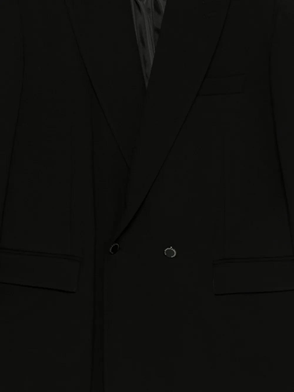 Daniele Alessandrini Blazer met dubbele rij knopen Zwart