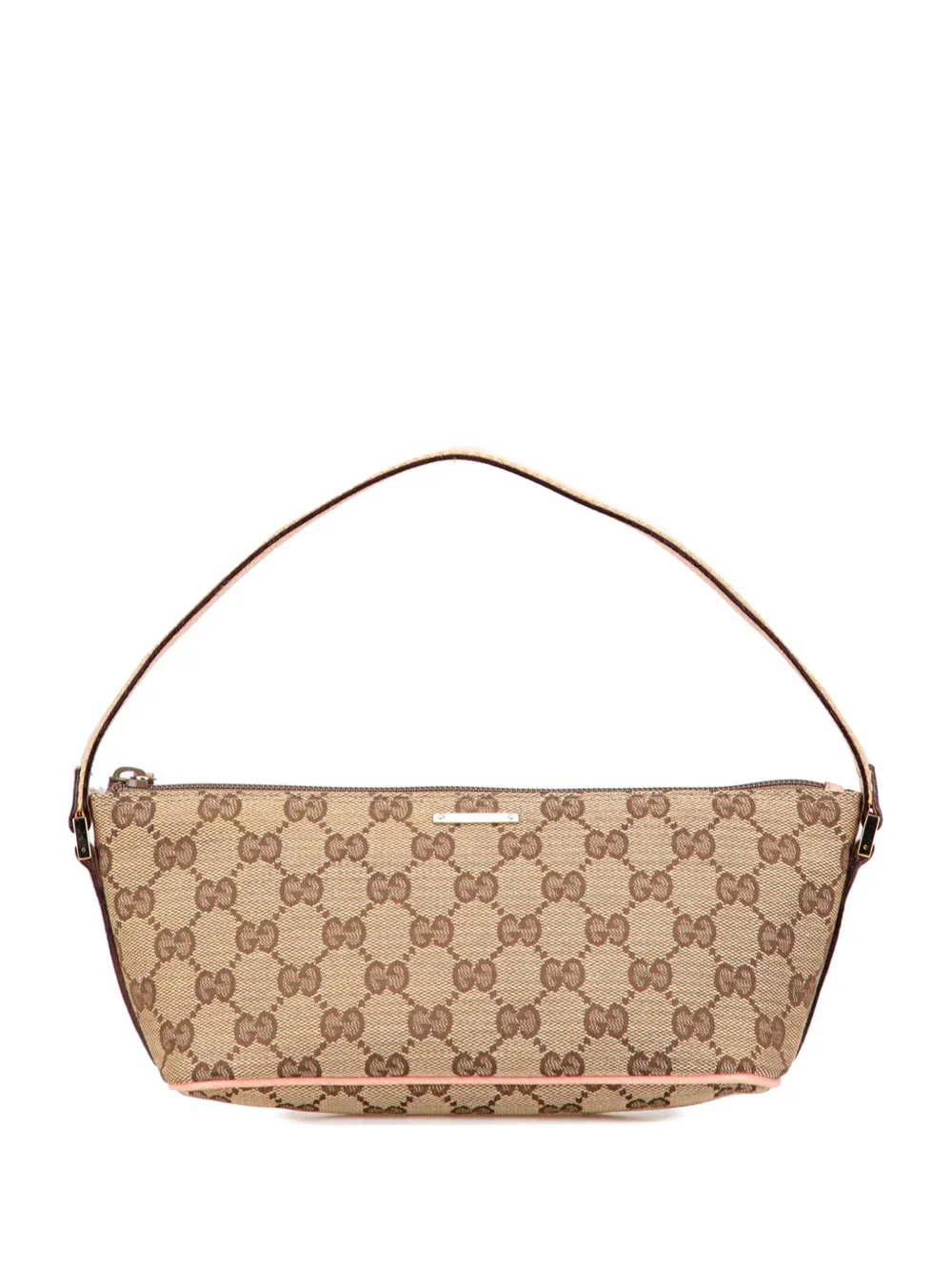 Gucci Pre-Owned شنطة كتف 'GG كانفا ويب بوت' 2010-2015 | بني | Image 1
