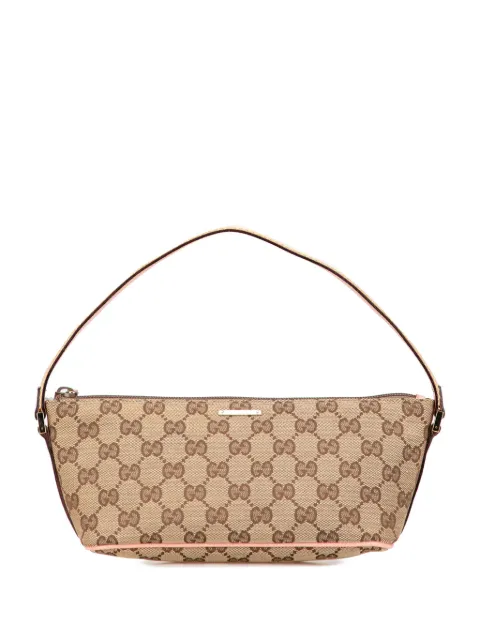 Gucci Pre-Owned 2000-2015 GG Canvas Web Boat shoulder bag
