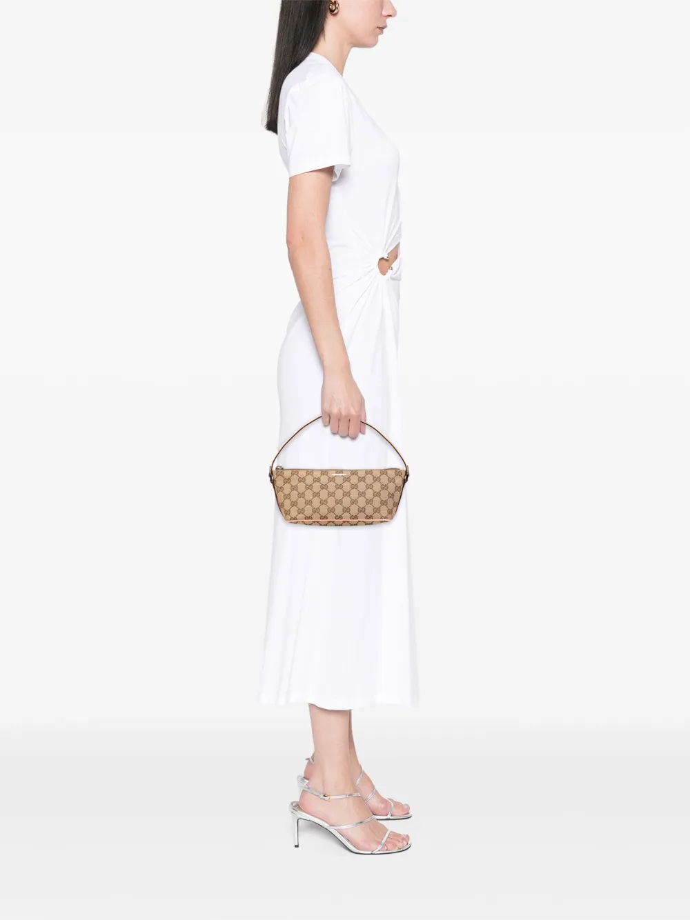 Gucci Pre-Owned شنطة كتف 'GG كانفا ويب بوت' 2010-2015 | كلاسيكيات | Image 2