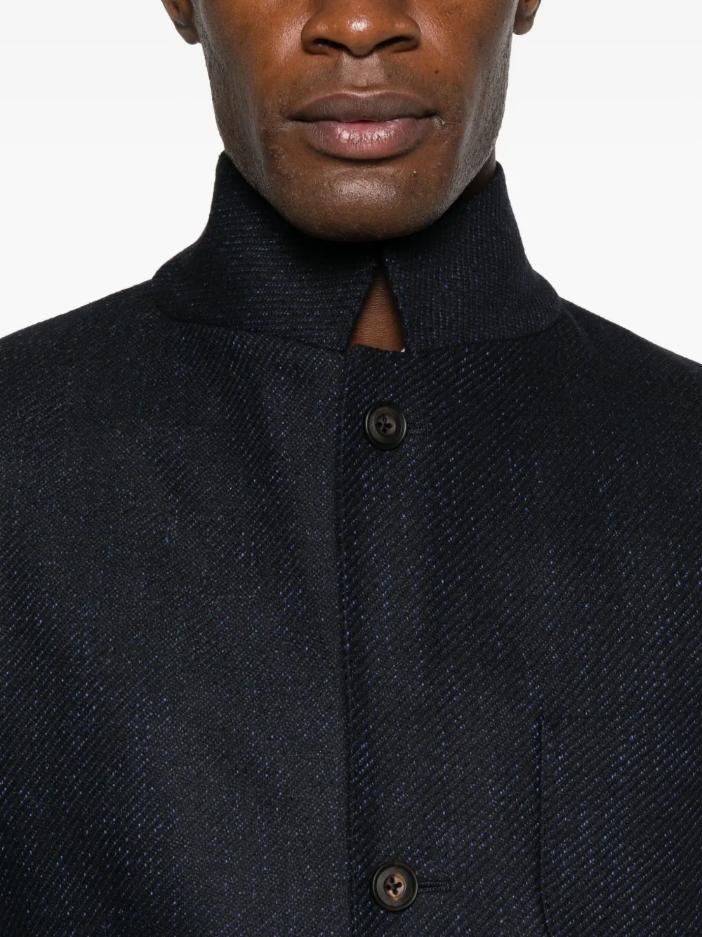 Corneliani Shirtjack met lange mouwen Blauw