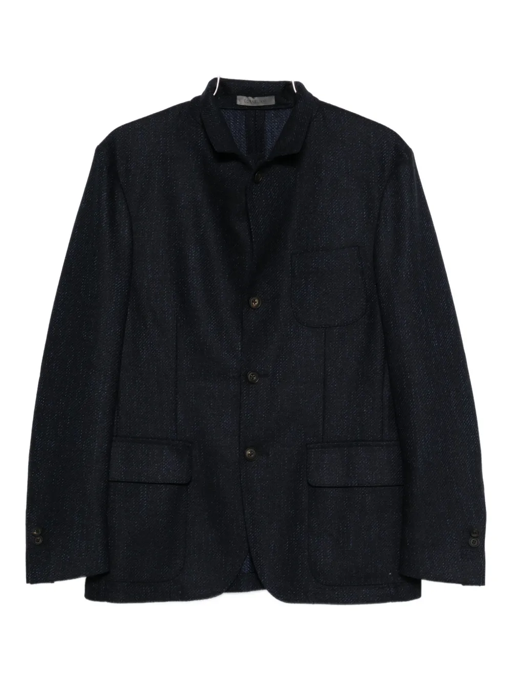 Corneliani long-sleeved shirt jacket - Blu