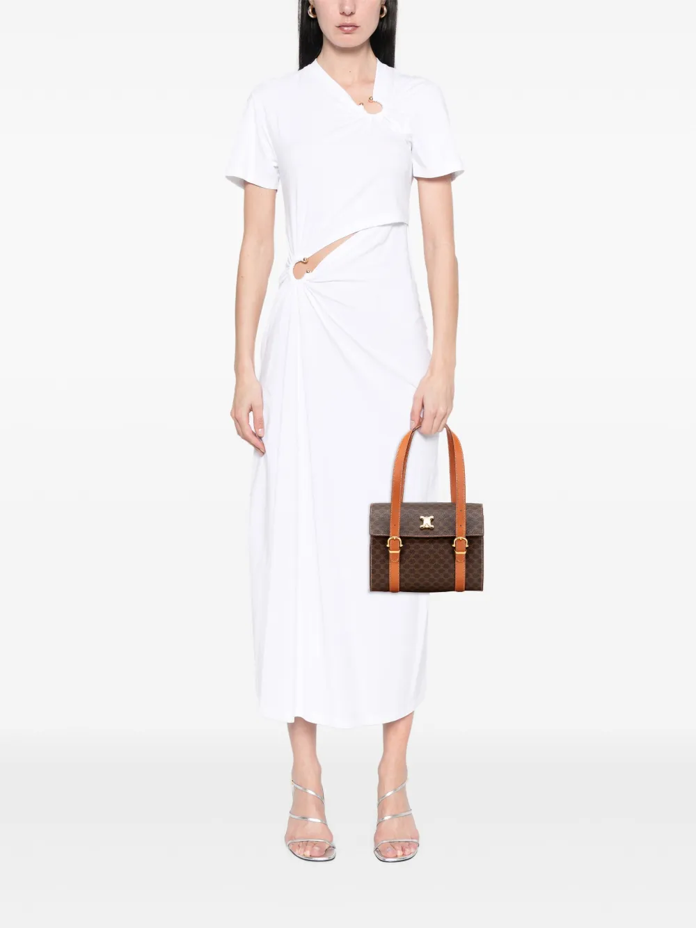 Celine Pre-Owned 1997 Macadam Coated Canvas Triomphe Blason handbag | Pre-Owned | Image 2