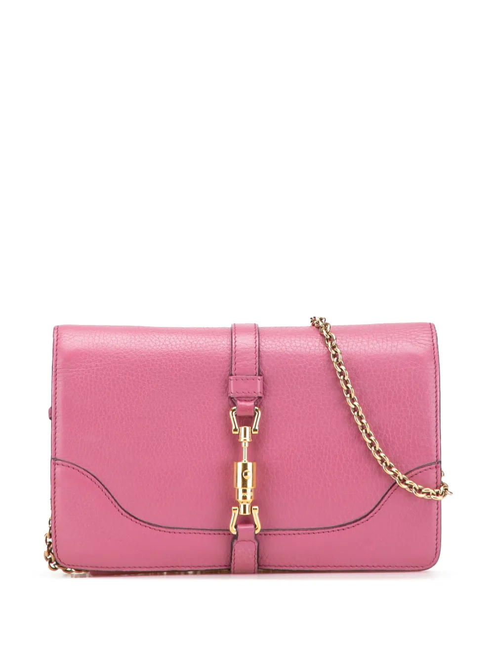 Gucci Pre-Owned 2000-2015 ペブルドカーフ ピストン ブロードウェイ イブニング ショルダーバッグ - ピンク Gucci Pre-Owned 2000-2015 ペブルドカーフ ピストン ブロードウェイ イブニング ショルダーバッグ - ピンク