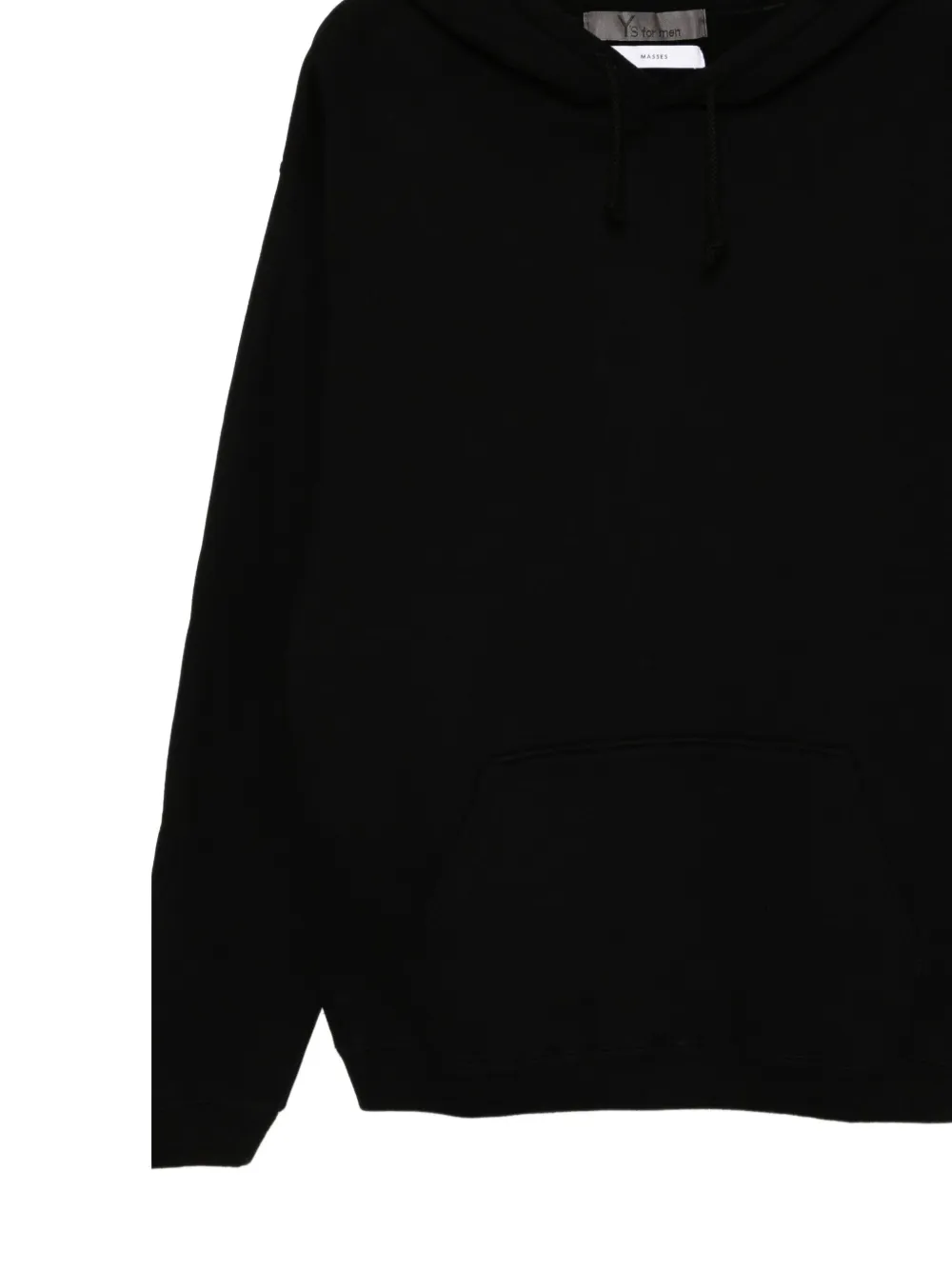 Y's X Masses Printed Hoodie In Black