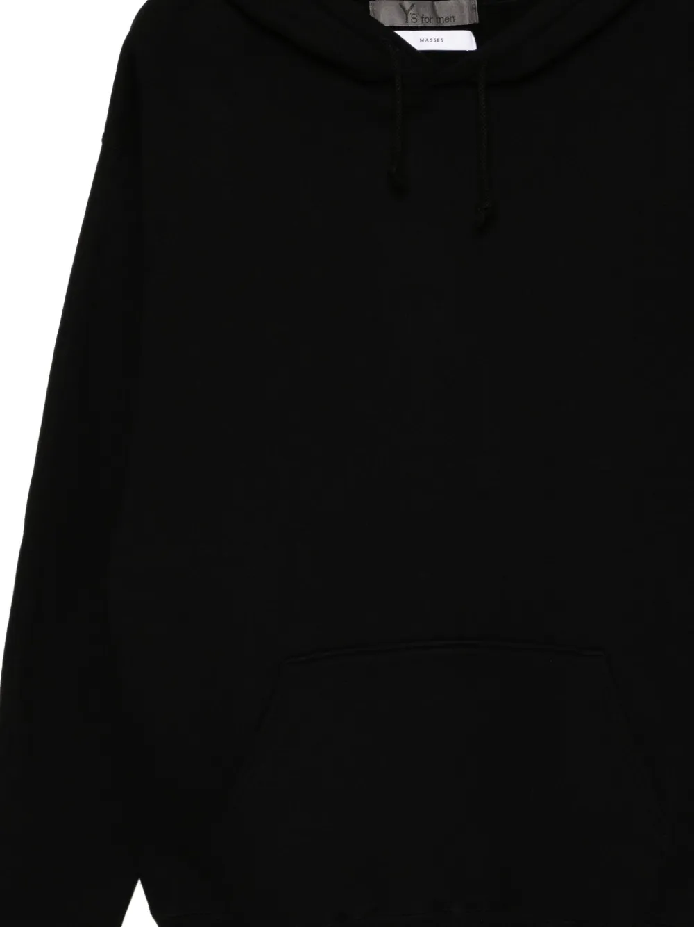 Y's x Masses hoodie met print Zwart