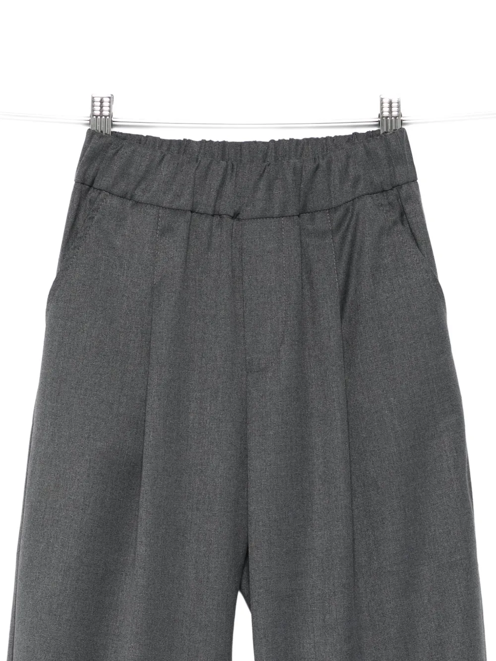Laneus Pleated Trousers In Gray