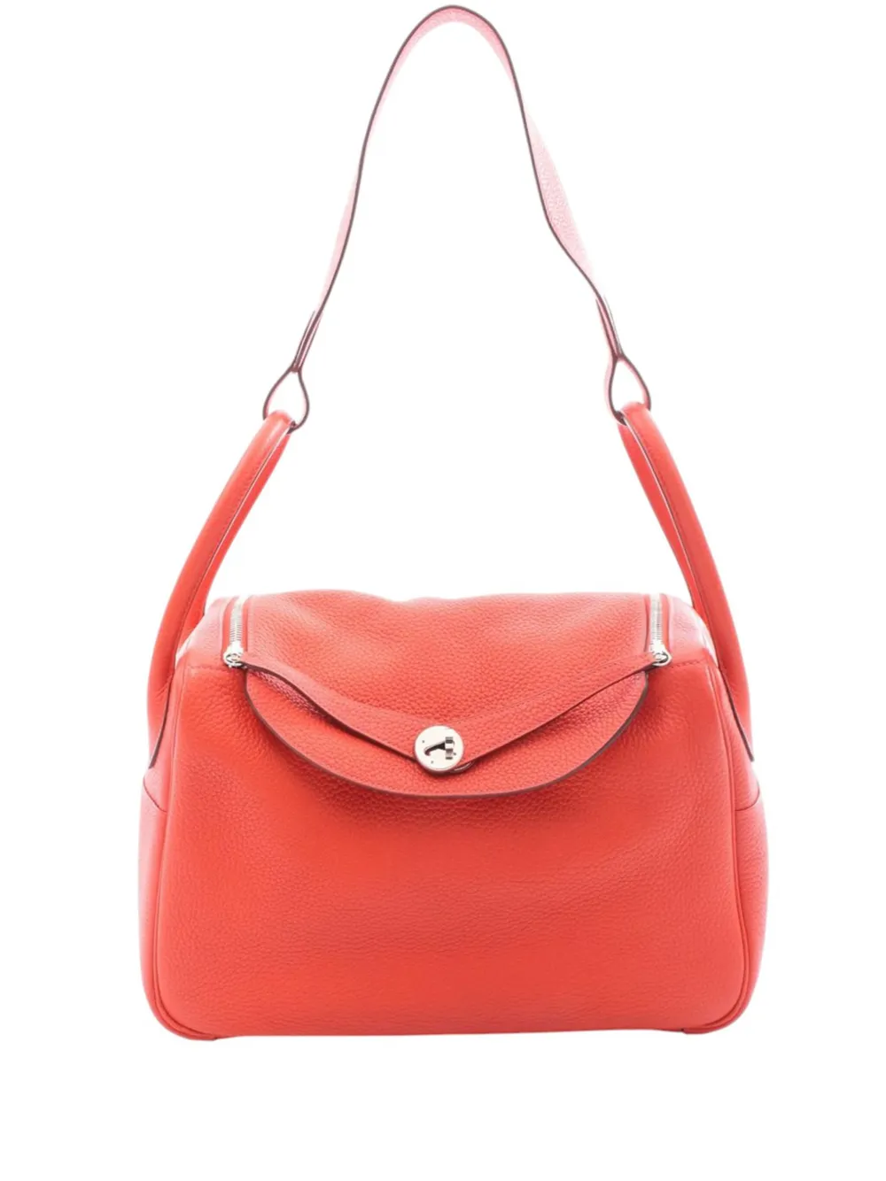 Hermès Pre-Owned 2014 クレマンス リンディ 34 サッチェルバッグ - レッド Hermès Pre-Owned 2014 クレマンス リンディ 34 サッチェルバッグ - レッド