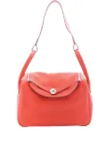 Hermès Pre-Owned 2014 Clemence Lindy 34 satchel - Red