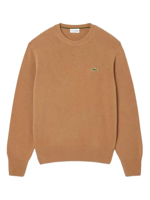 Lacoste logo-patch sweater
