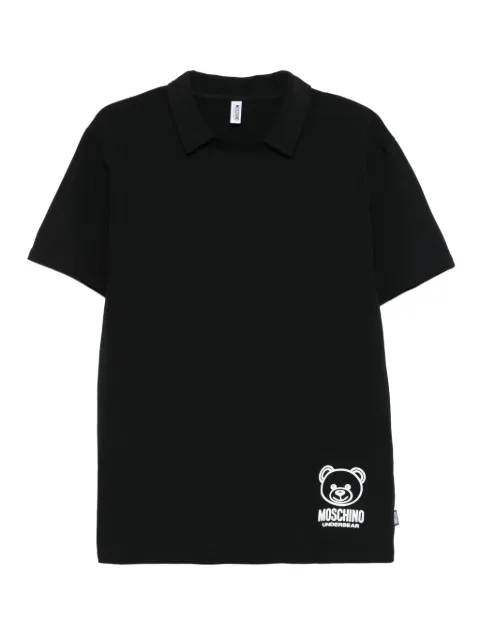 Moschino Teddy polo-collar T-shirt