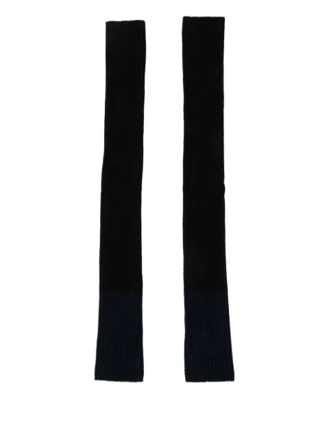Y's guantes tejidos de canalé