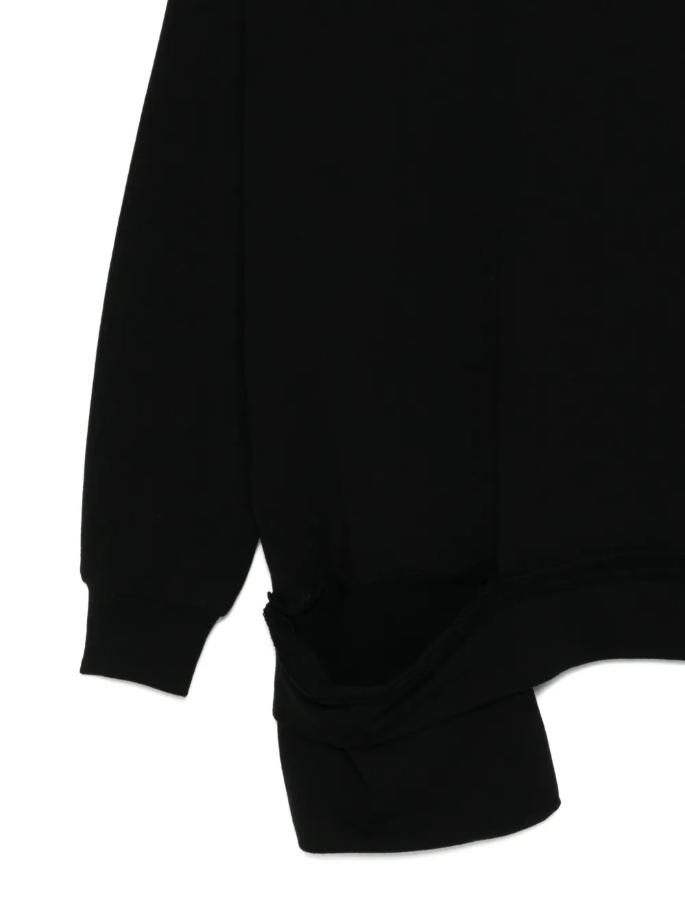 Y's Katoenen sweater Zwart