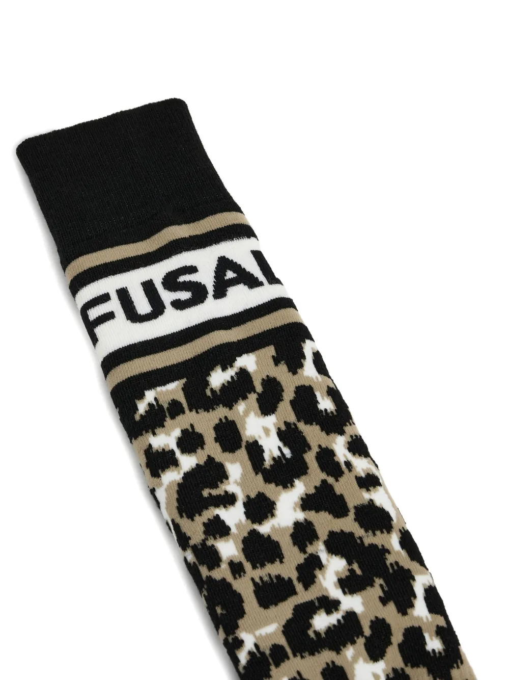 Fusalp Leopard-print Socks In Neutral