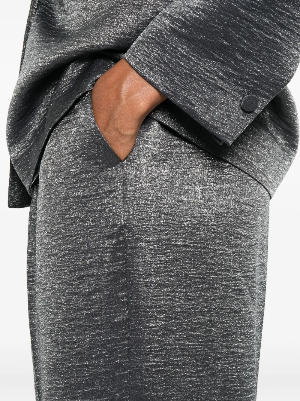 RAME Broek met textuur Grijs