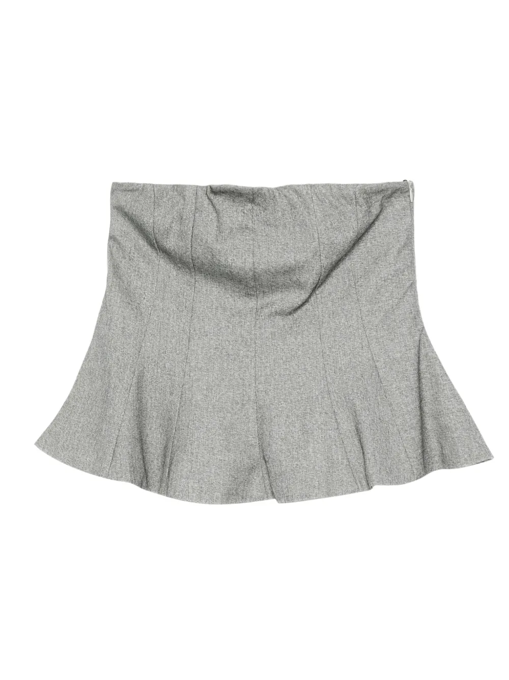 RAME flared strapless top | Grey | Image 1