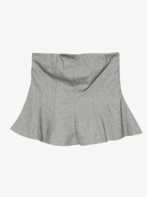RAME flared strapless top