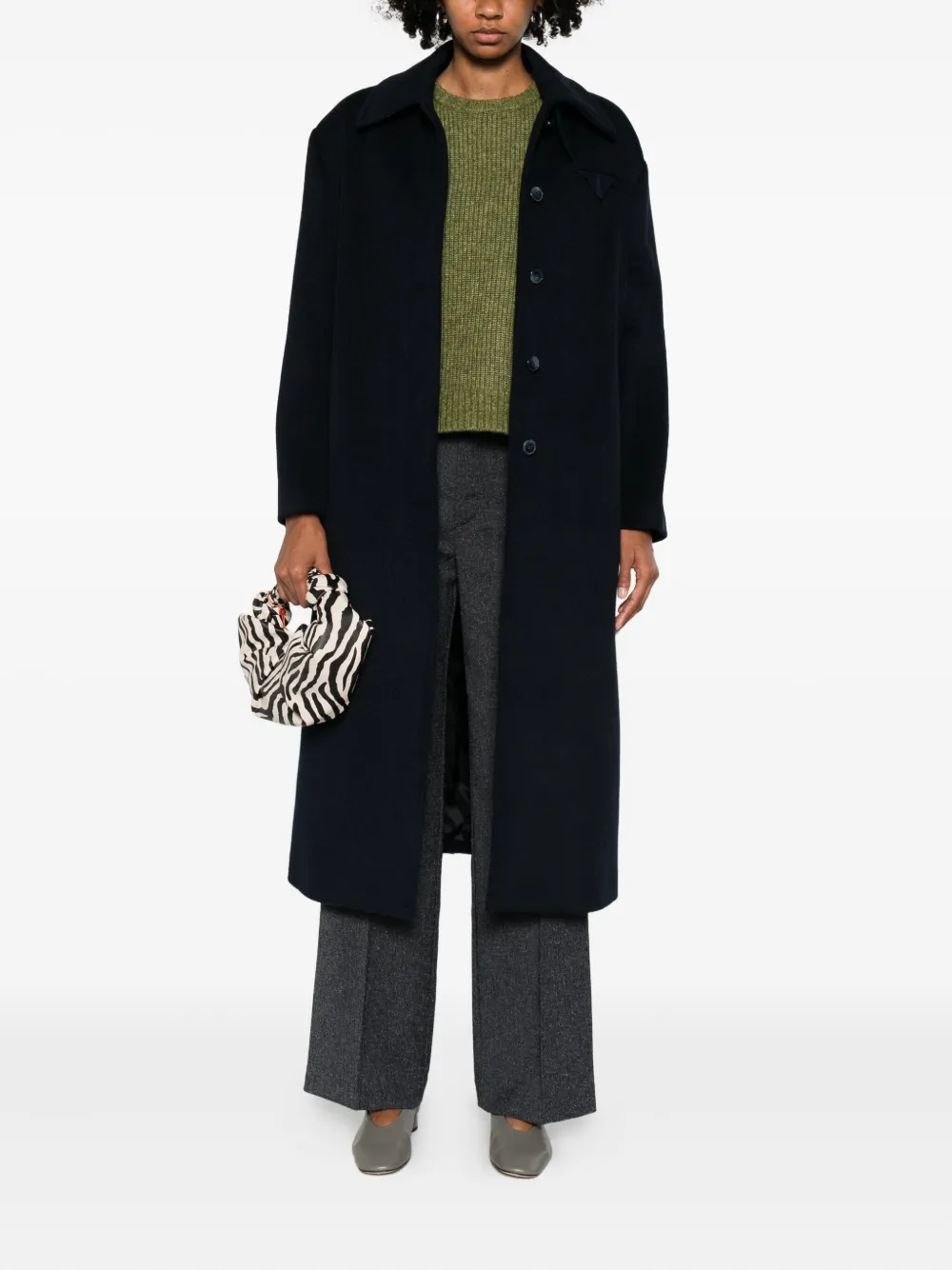 RAME triangle-patch coat | Single Breasted Coats | Image 2