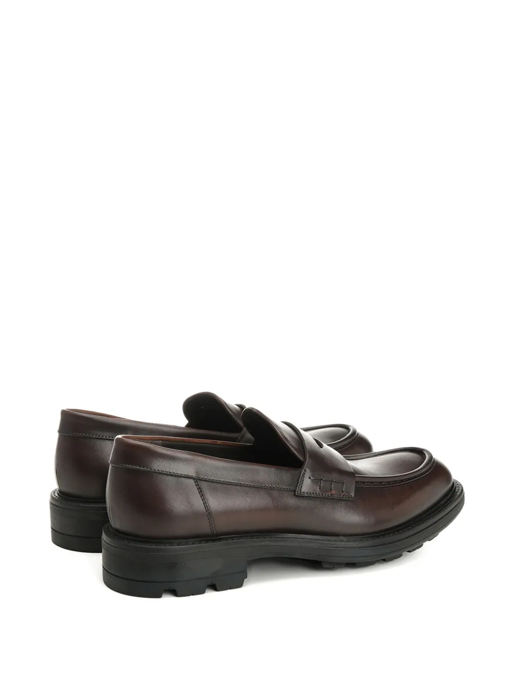 corvari Leren loafers Bruin