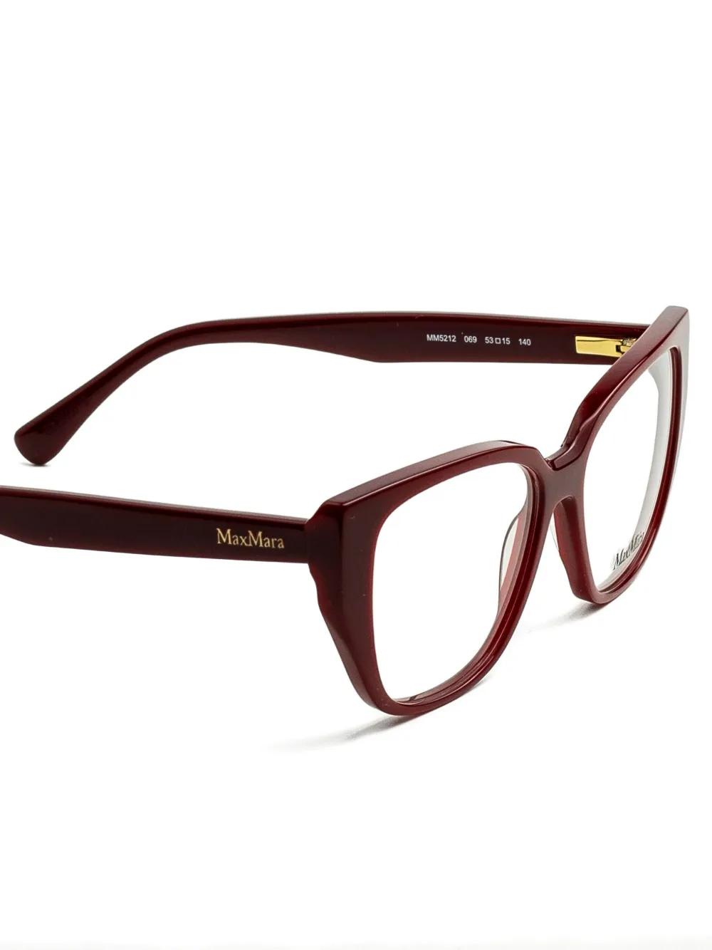 Max Mara Brille Mit Cat-eye-gestell In Brown