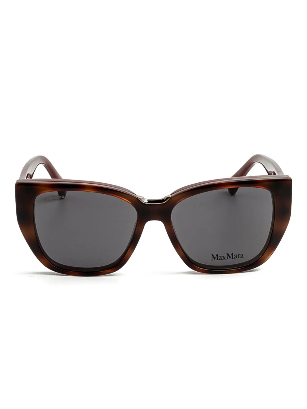 Max Mara Brille Mit Cat-eye-gestell In Brown