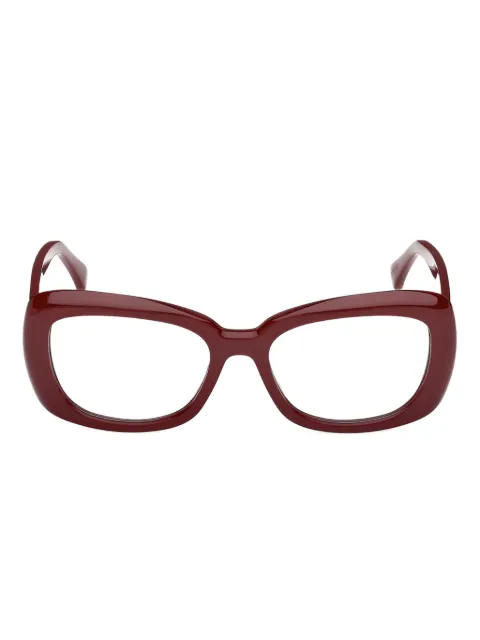 Max Mara lentes con armazón rectangular