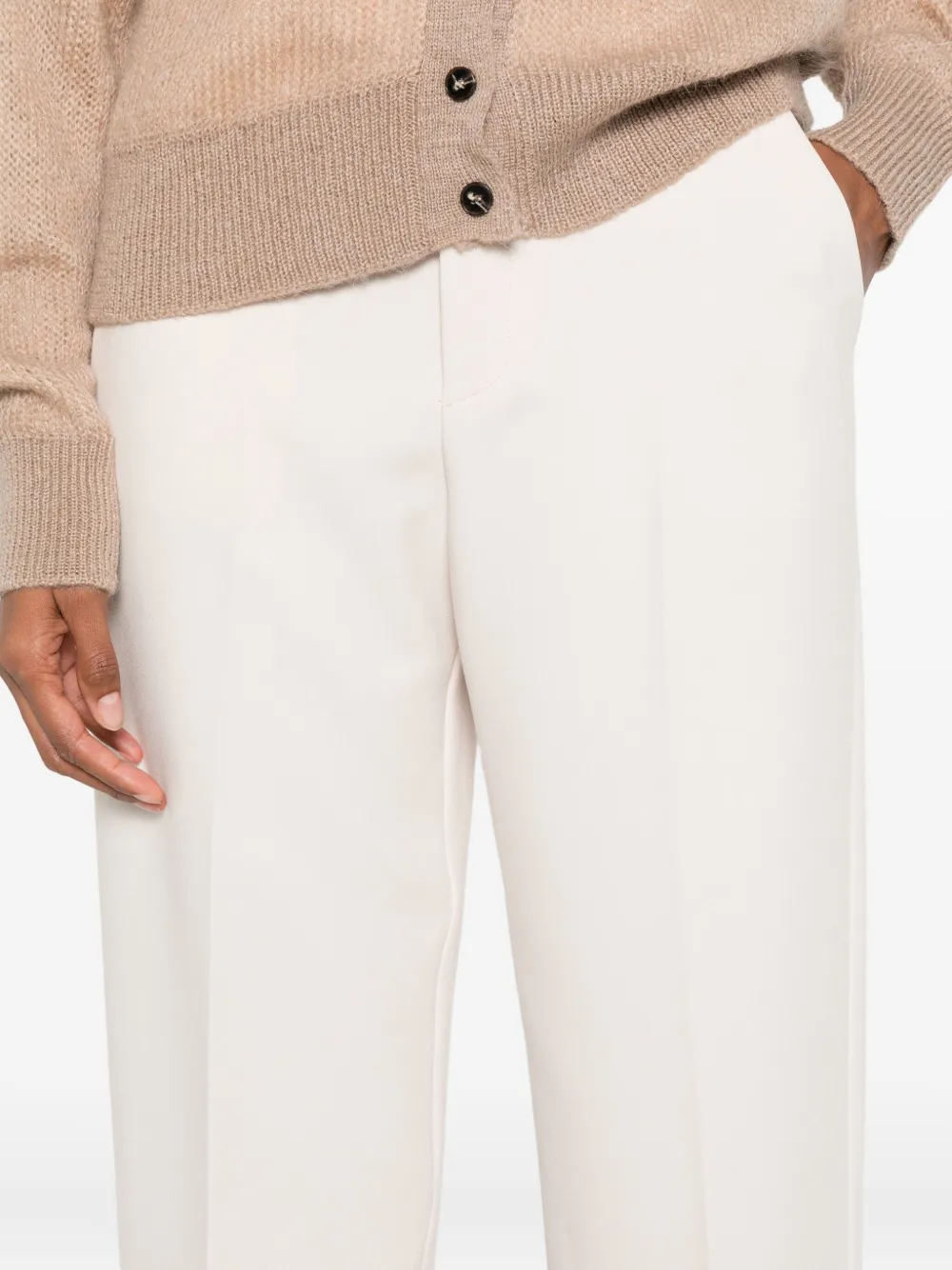 Rame Pleated Pants In White