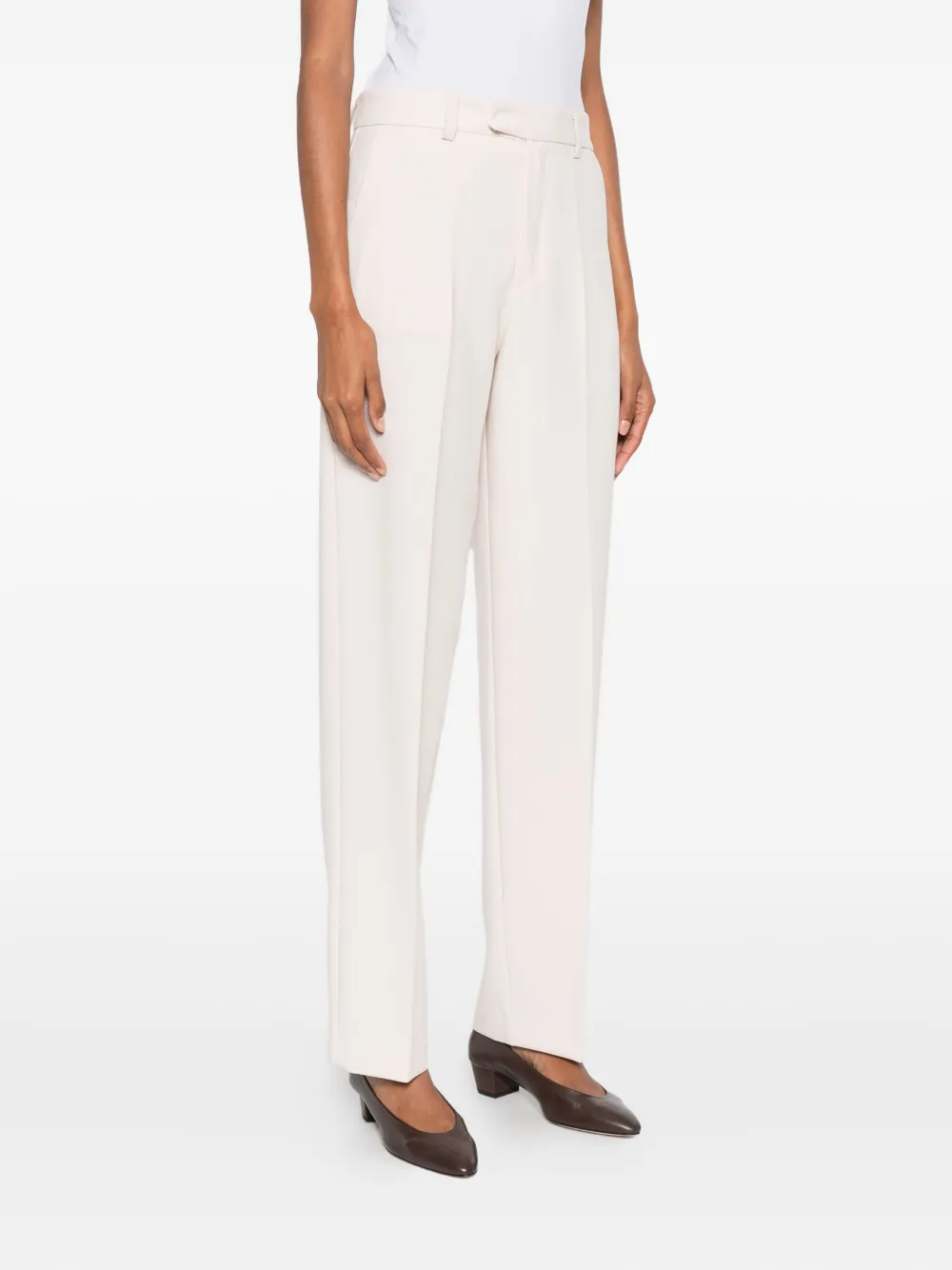 Rame Pleated Pants In White