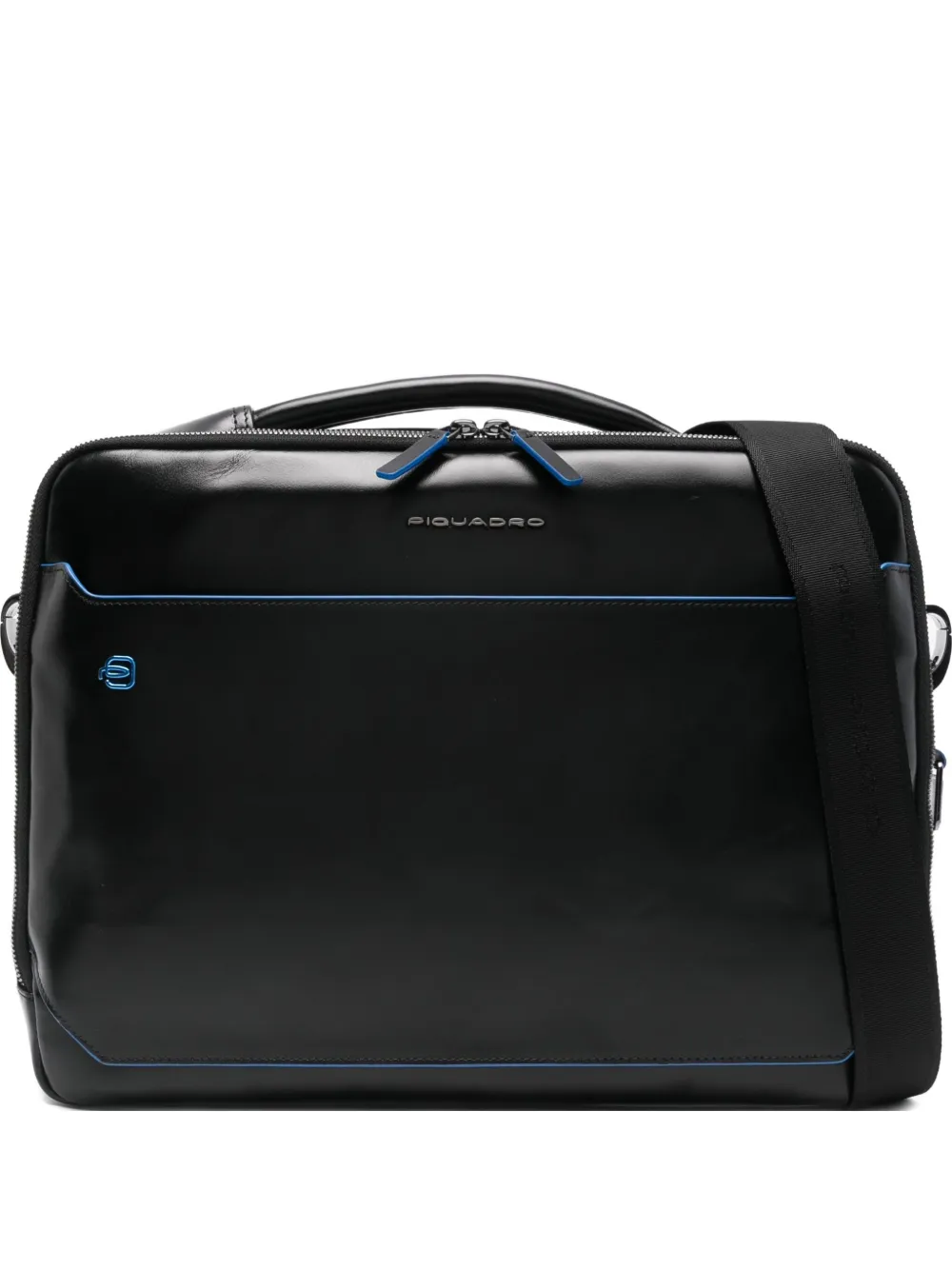 PIQUADRO portalaptop de piel | negro | Image 1