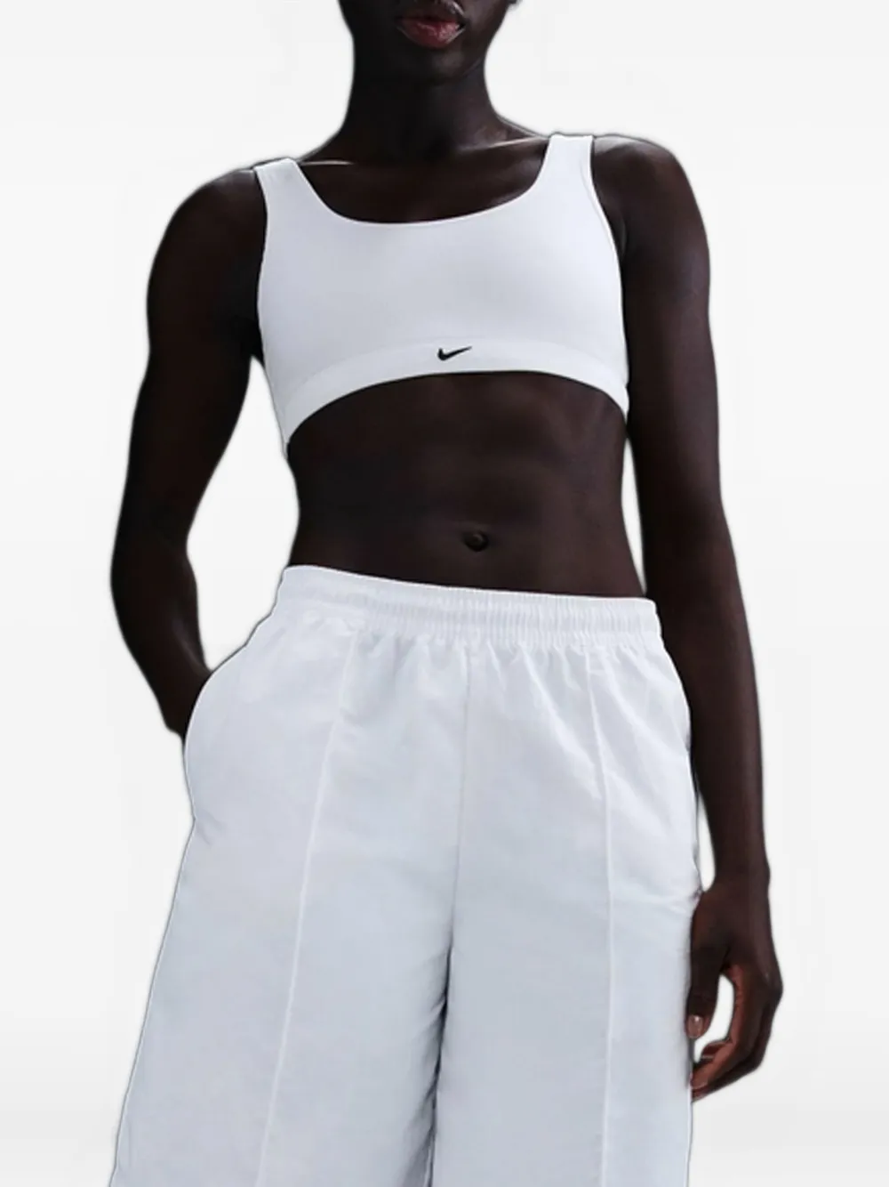 Nike Elastic-waist Shorts In White