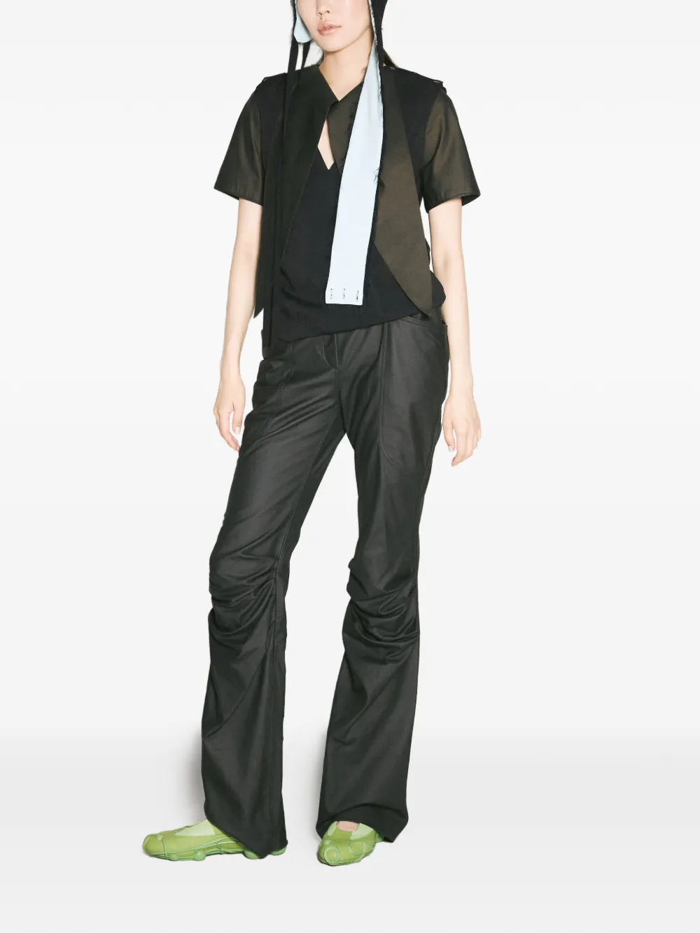 Kiko Kostadinov x ECCO.Kollektive Eero blouse - Zwart